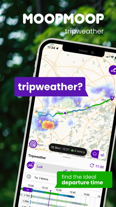 Zrzuty ekranu moopmoop -Weather for the road