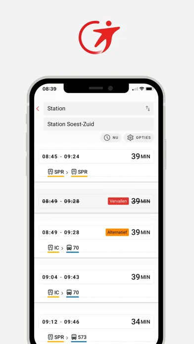 Tangkapan layar Transdev NL