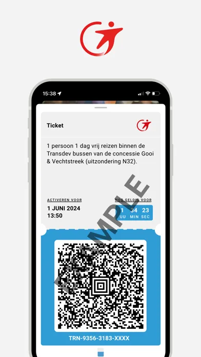 Tangkapan layar Transdev NL