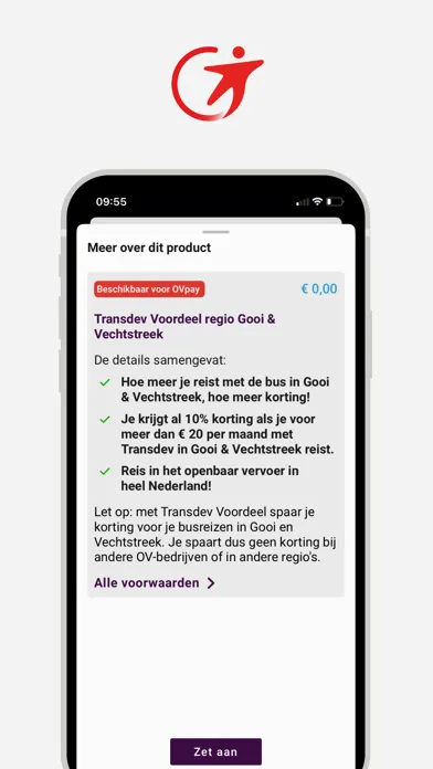 Tangkapan layar Transdev NL
