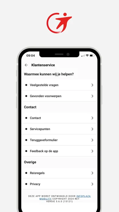 Tangkapan layar Transdev NL