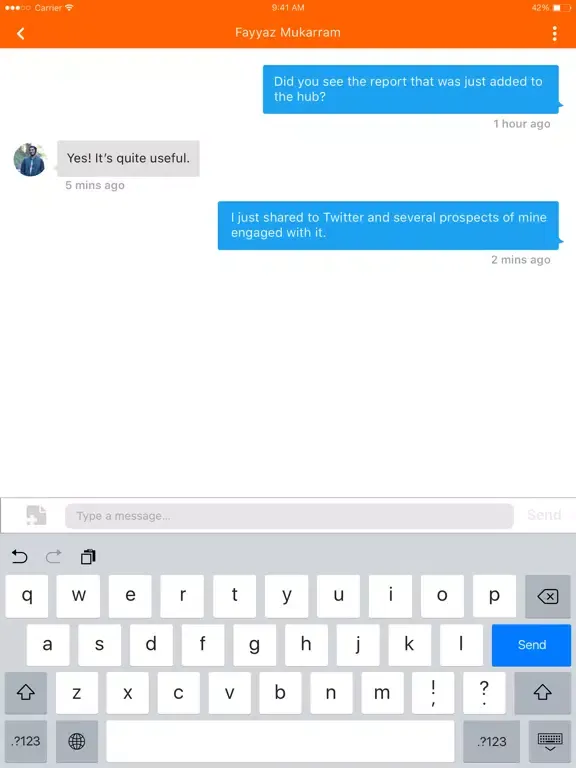 Captures d'écran de ING ShareIt iPad 