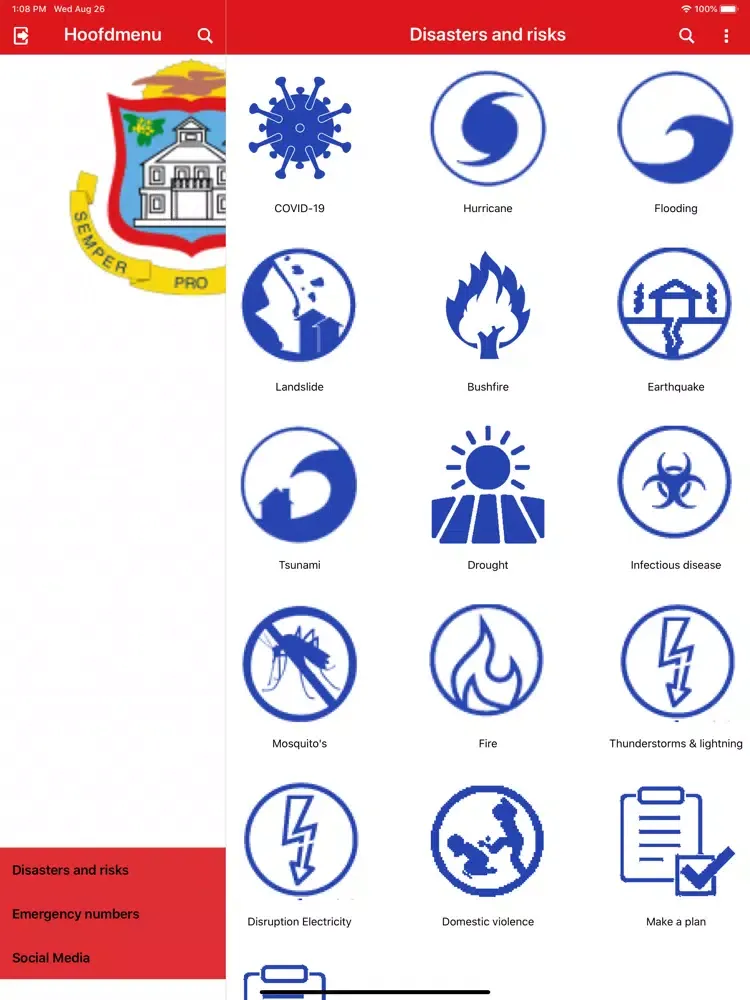 Disasterprep Sint Maarten iPad  স্ক্রিনশট