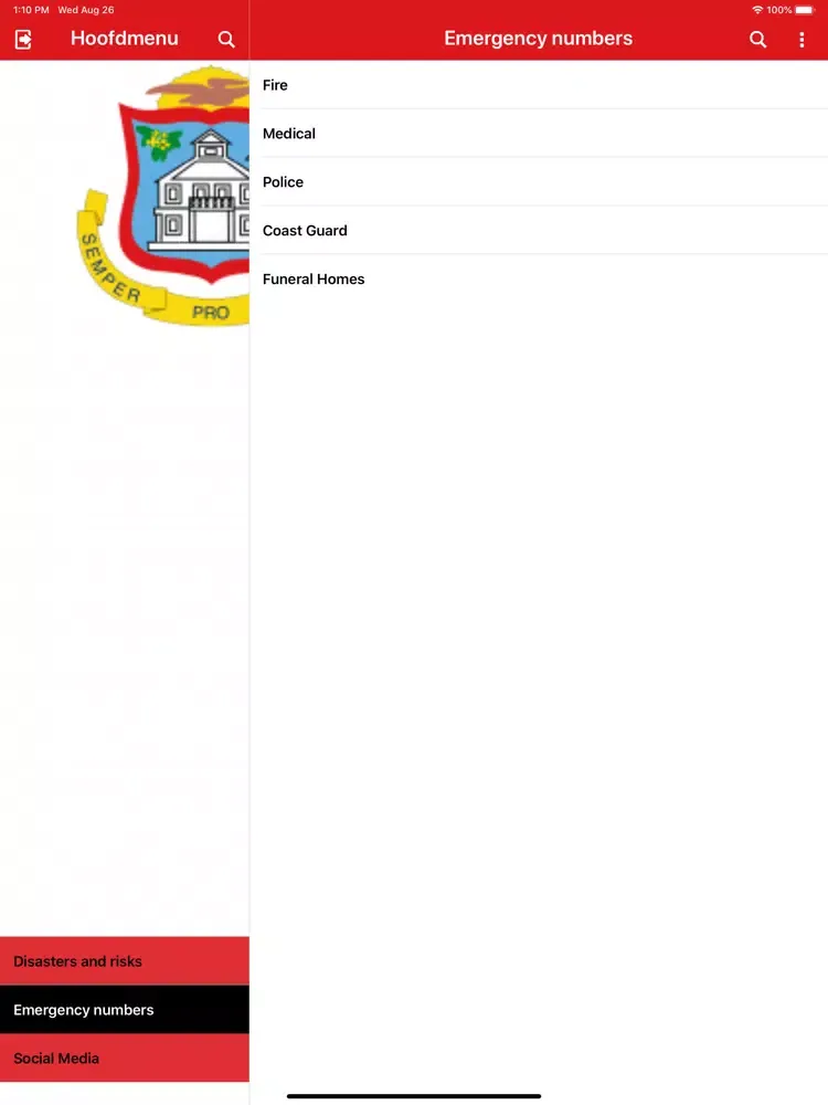 Disasterprep Sint Maarten iPad  স্ক্রিনশট