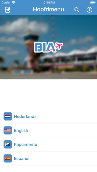 Capturas de tela do Kalamidat BIA