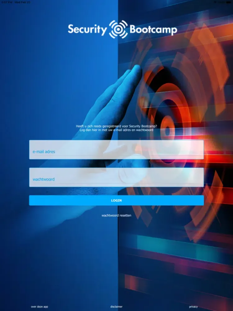 Captures d'écran de Security BootCamp 2019 iPad 