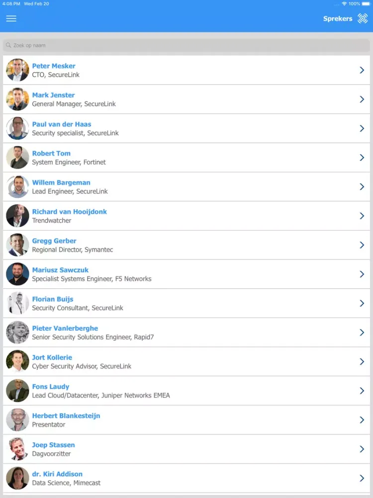 Captures d'écran de Security BootCamp 2019 iPad 
