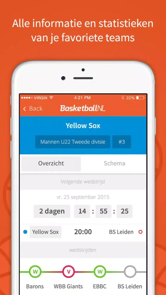 ภาพหน้าจอของ Basketball NL