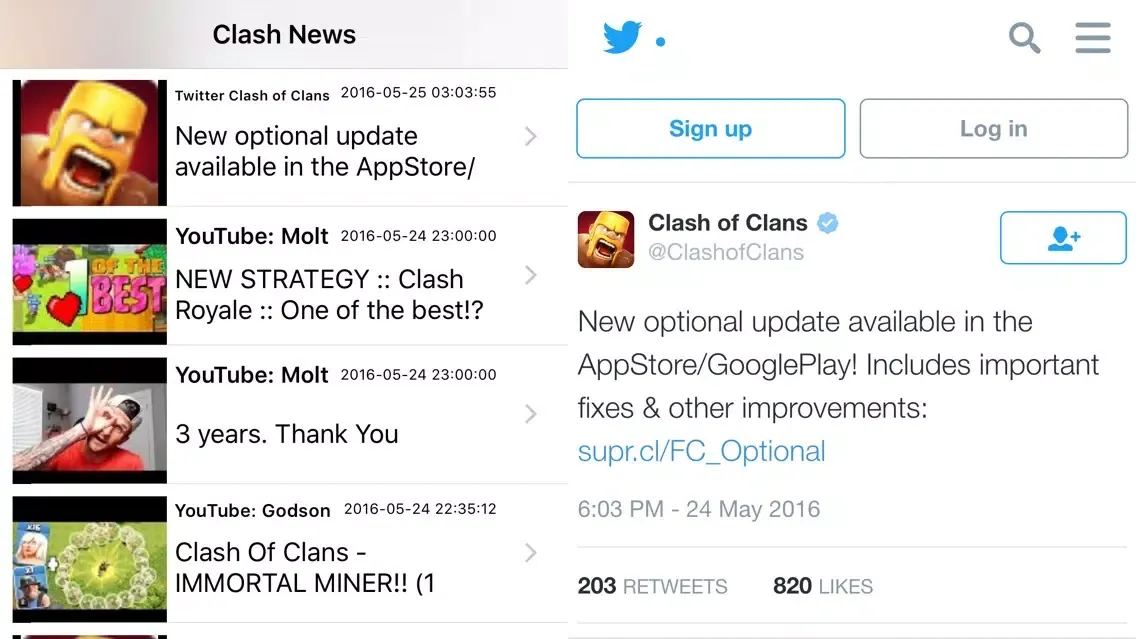 Clash News应用截图