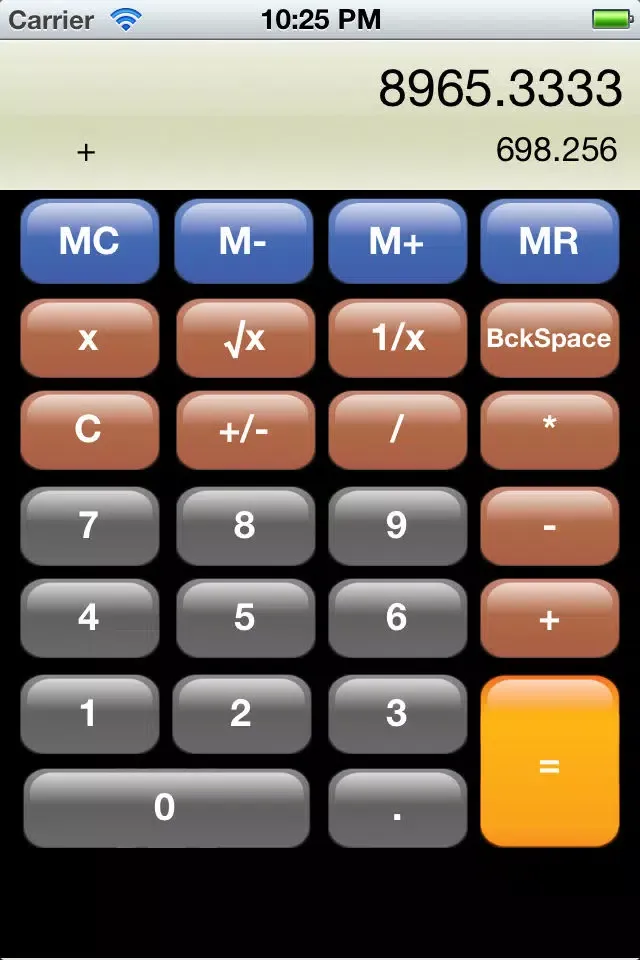 Tangkapan skrin Simple Calculator 101