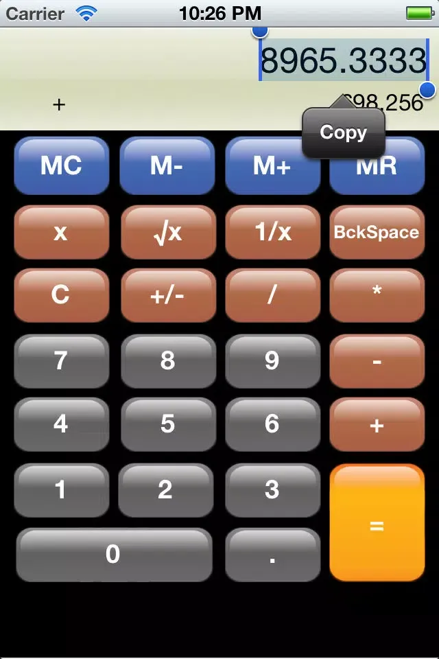 Tangkapan skrin Simple Calculator 101