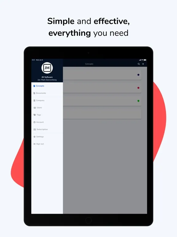 IQ Document iPad  স্ক্রিনশট