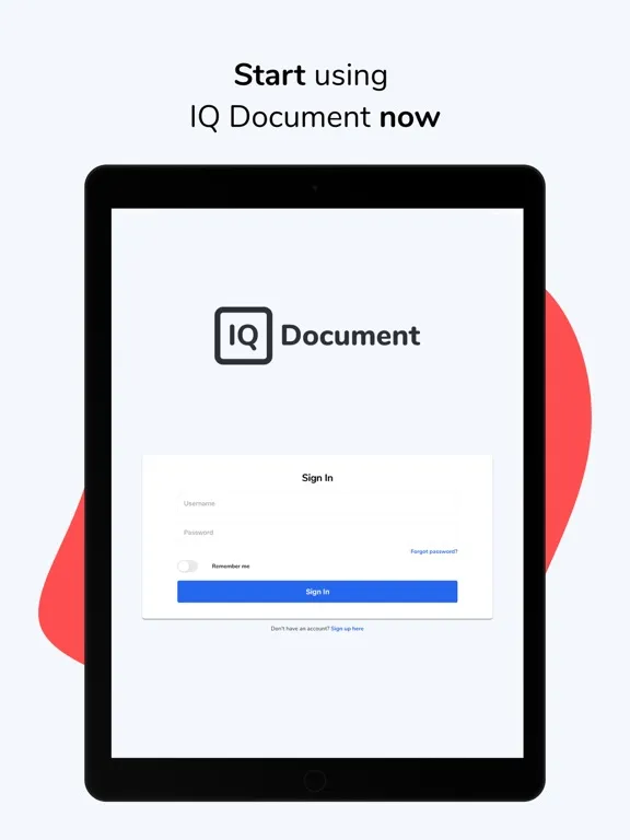 IQ Document iPad  স্ক্রিনশট