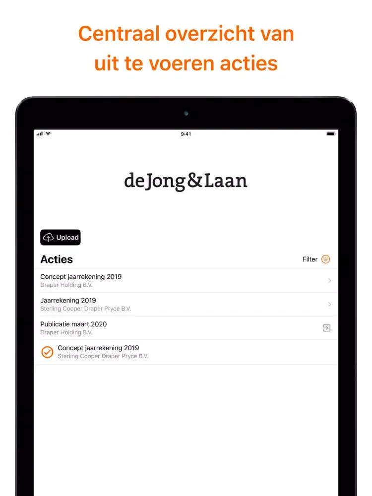 Ảnh chụp màn hình của Mijn de Jong en Laan iPad 