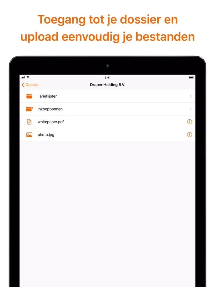 Ảnh chụp màn hình của Mijn de Jong en Laan iPad 