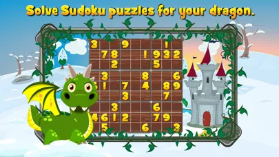 Captures d'écran de Sudoku – Dragon Adventure