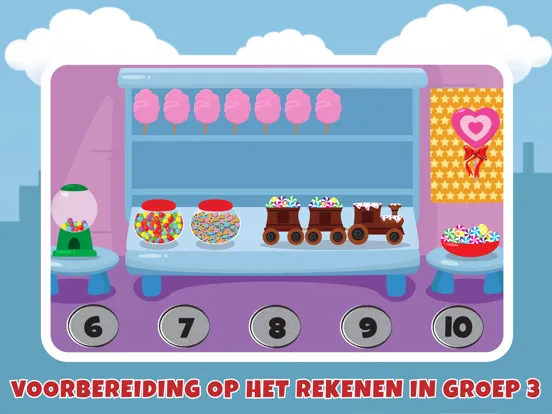 Cijfers leren tellen - rekenen iPad  سکرین شاٹس