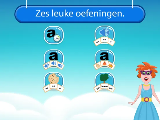 Tangkapan layar Letters flitsen, letters leren iPad 