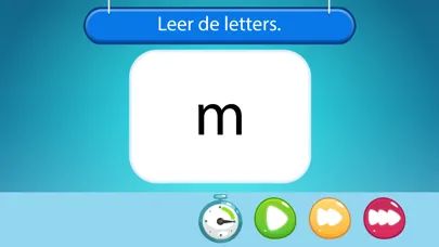 Tangkapan layar Letters flitsen, letters leren