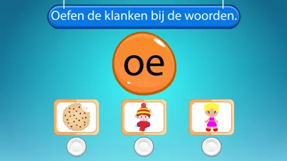 Tangkapan layar Letters flitsen, letters leren