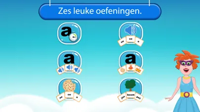 Tangkapan layar Letters flitsen, letters leren