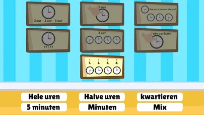 Leren klokkijken - rekenen应用截图
