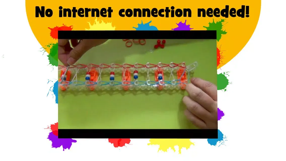 Capturas de tela do Loom for kids - learn to loom