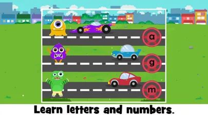 Letters & numbers monsters app স্ক্রিনশট