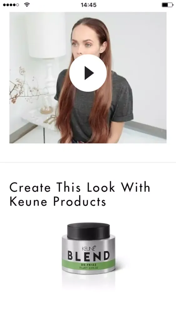 ภาพหน้าจอของ Keune StreetSalon