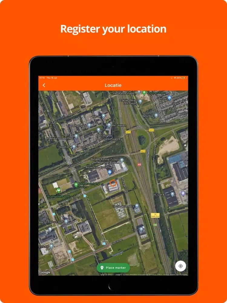 صور KE-chain Meldingen App iPad 
