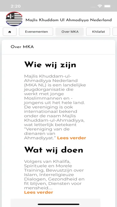 Capturas de pantalla de MKA Nederland