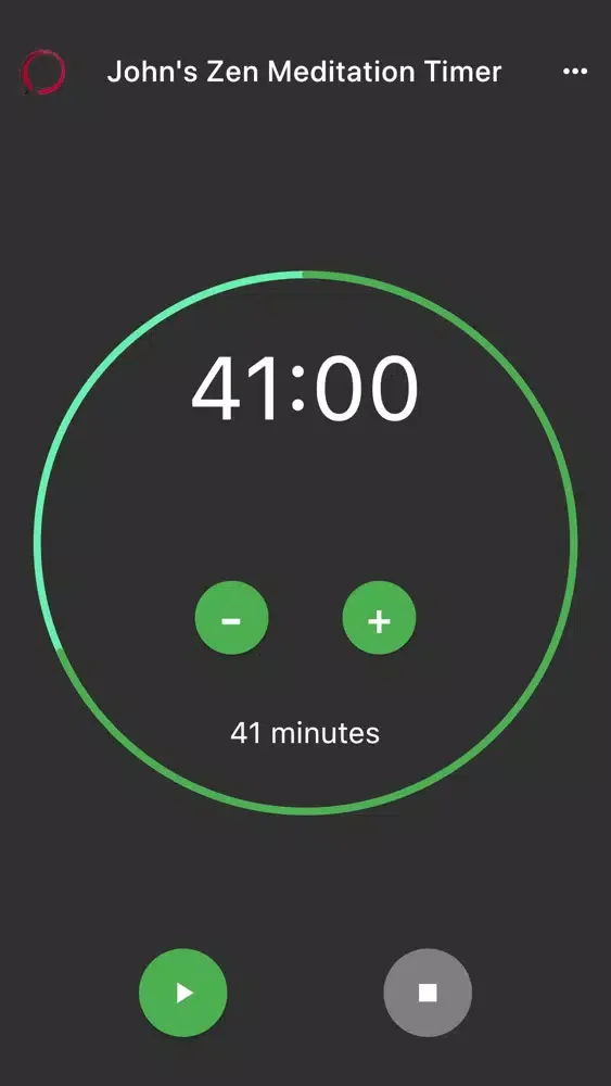 Zrzuty ekranu John's Zen Meditation Timer