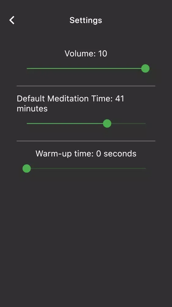 Zrzuty ekranu John's Zen Meditation Timer