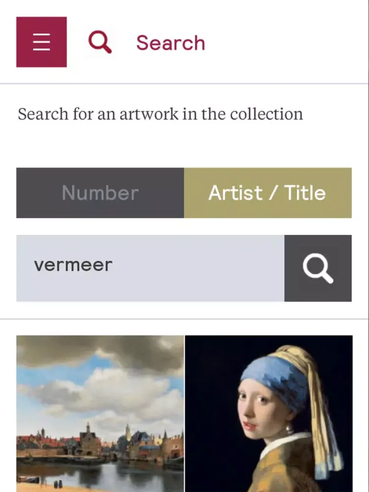 Mauritshuis iPad 应用截图