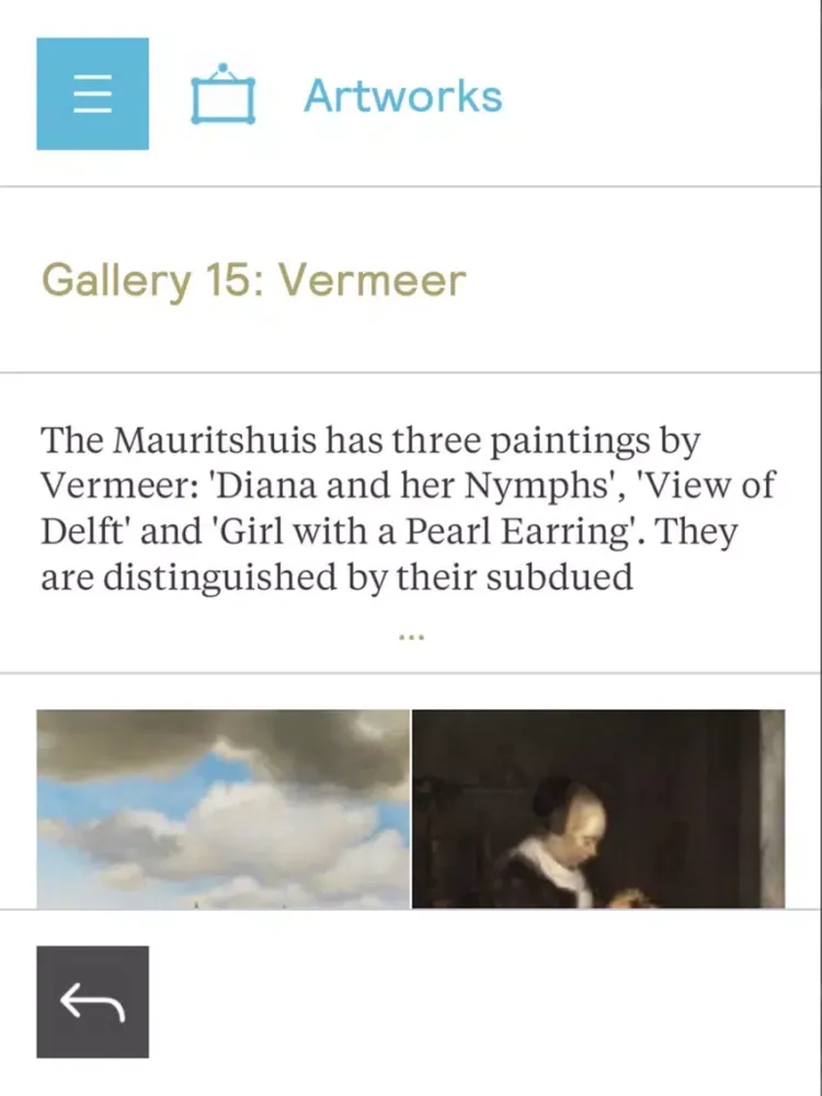 Mauritshuis iPad 应用截图