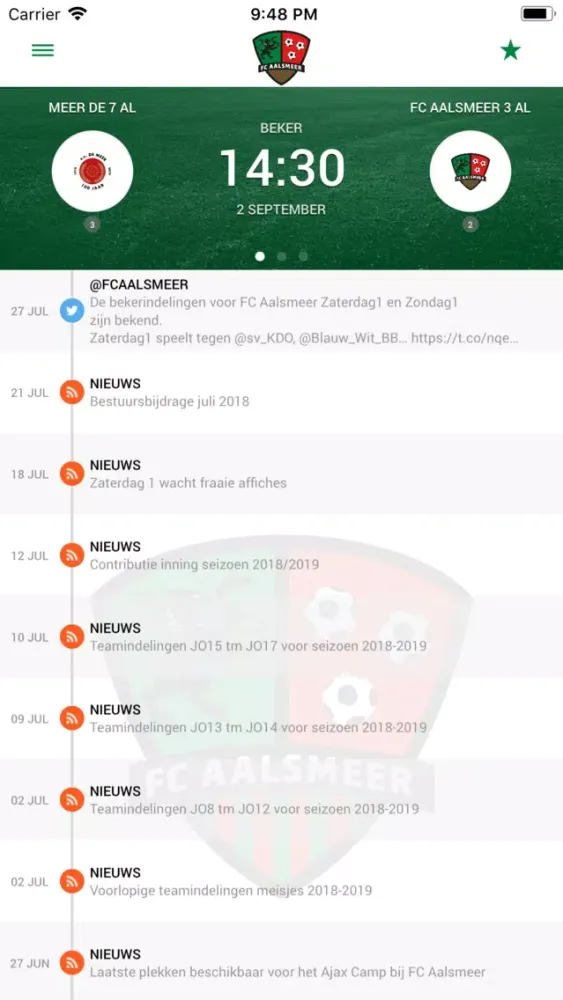 FC Aalsmeer Screenshots
