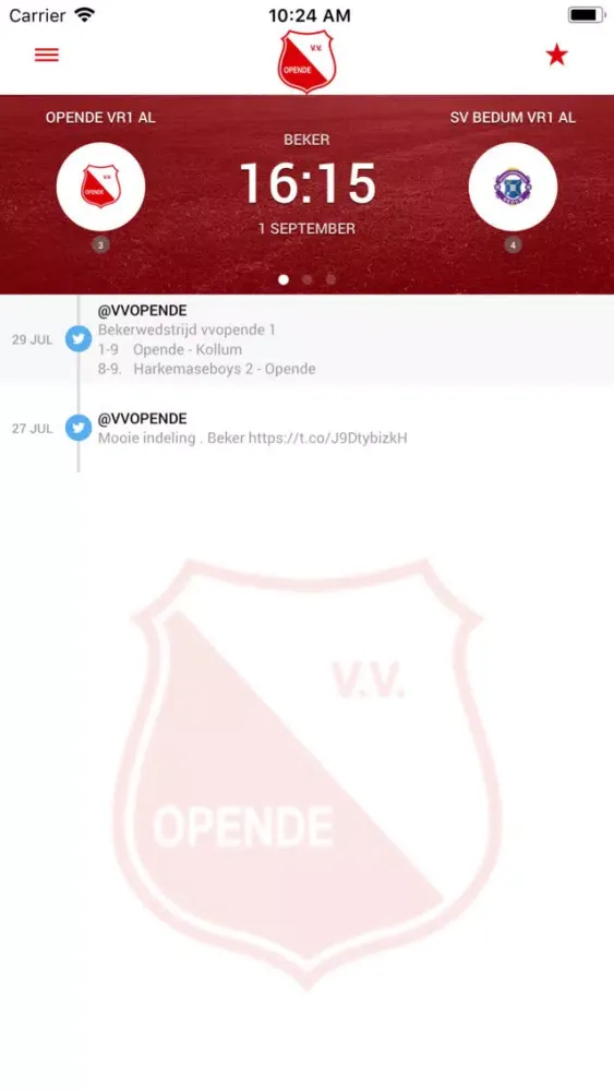 vv Opende Screenshots