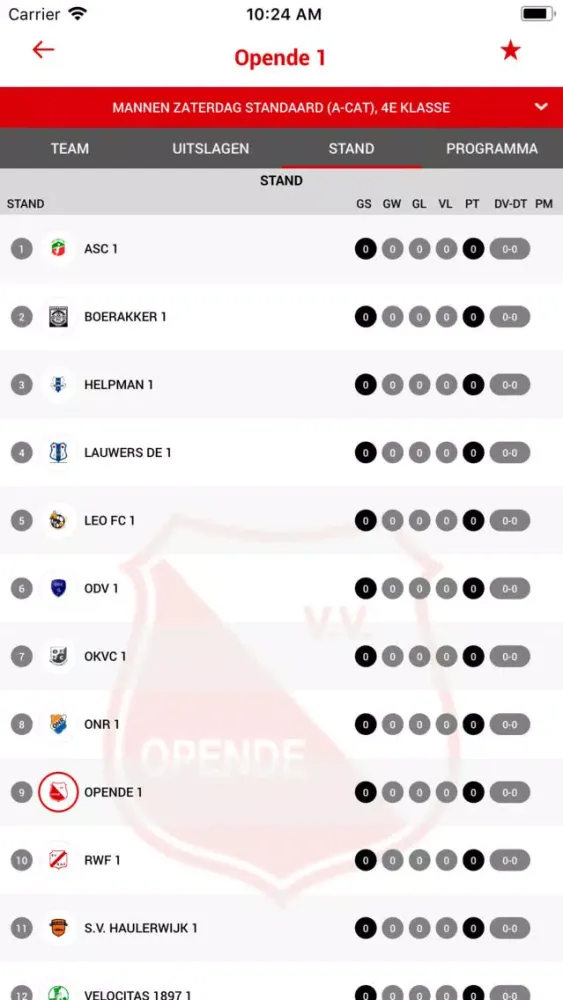 vv Opende Screenshots
