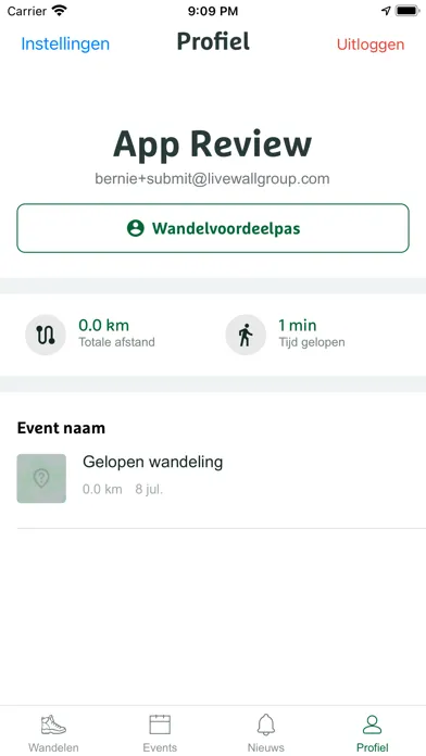 Captures d'écran de Wandel.nl