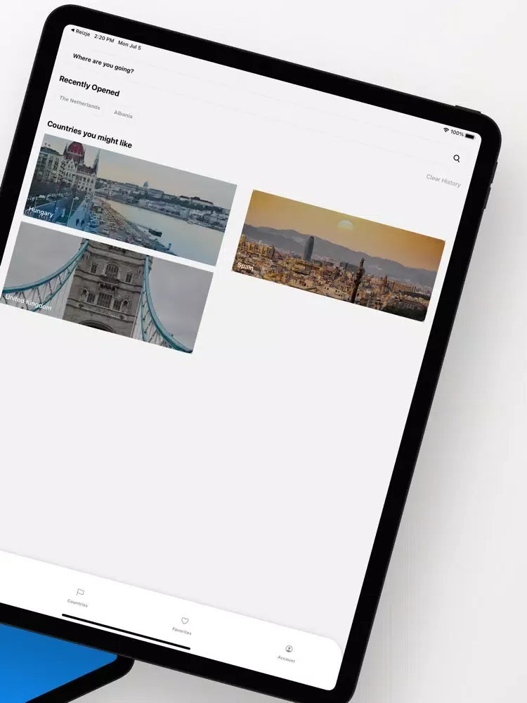 Reizje - Your travel buddy iPad  سکرین شاٹس