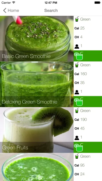 Capturas de tela do 30 Day Smoothie and Juice fast