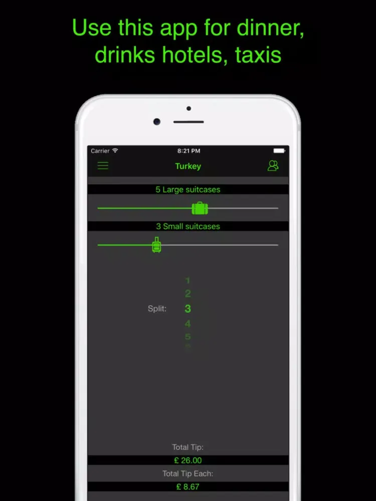 Zrzuty ekranu Asia Tip Calculator - for all Asian countries iPad 