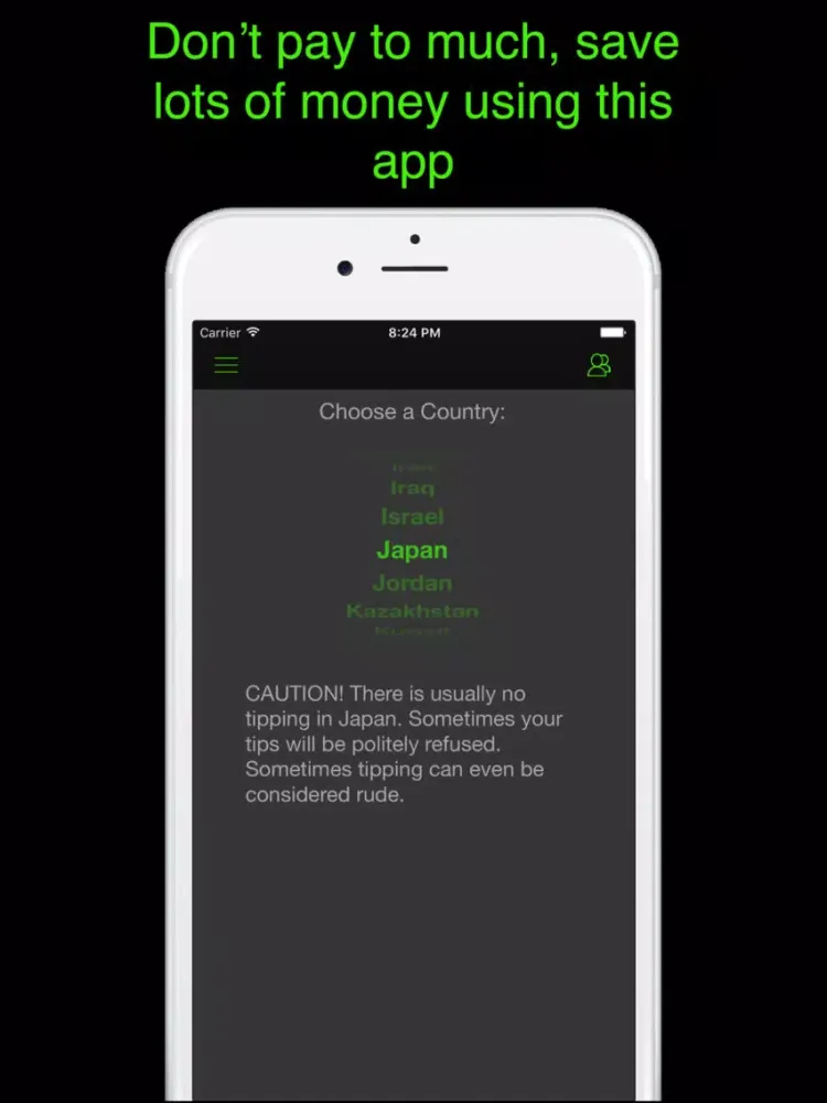 Zrzuty ekranu Asia Tip Calculator - for all Asian countries iPad 