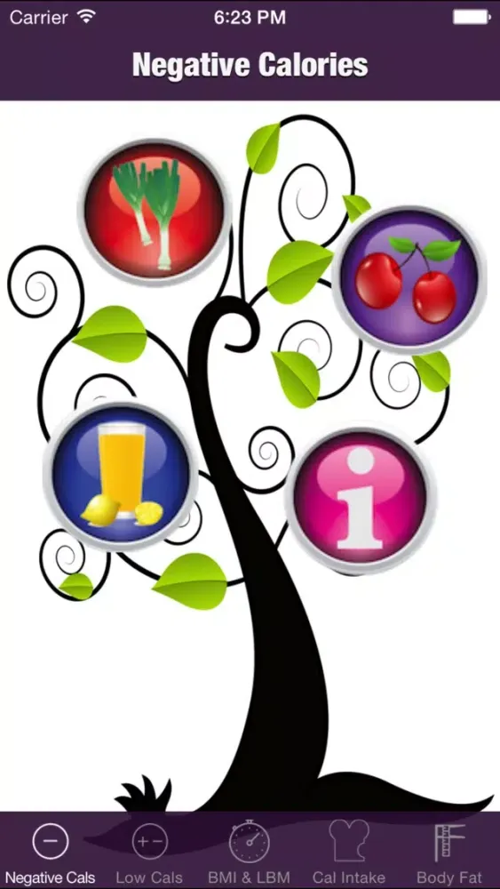 negative calorie weight loss tool 스크린샷