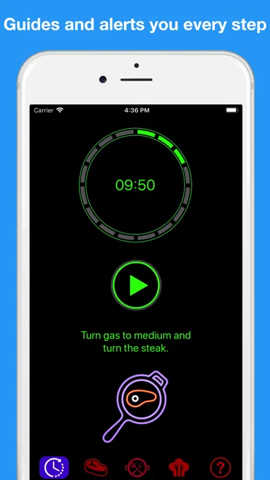 Screenshot di Perfect steak timer pro