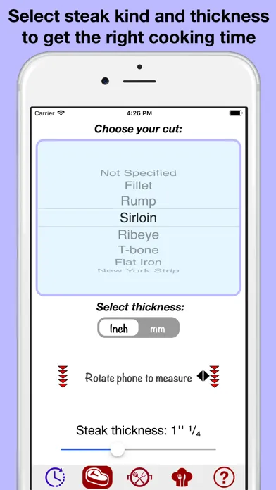 Screenshot di Perfect steak timer pro