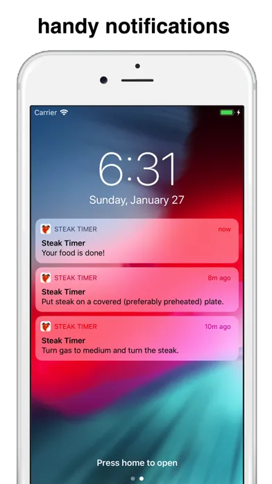 Screenshot di Perfect steak timer pro