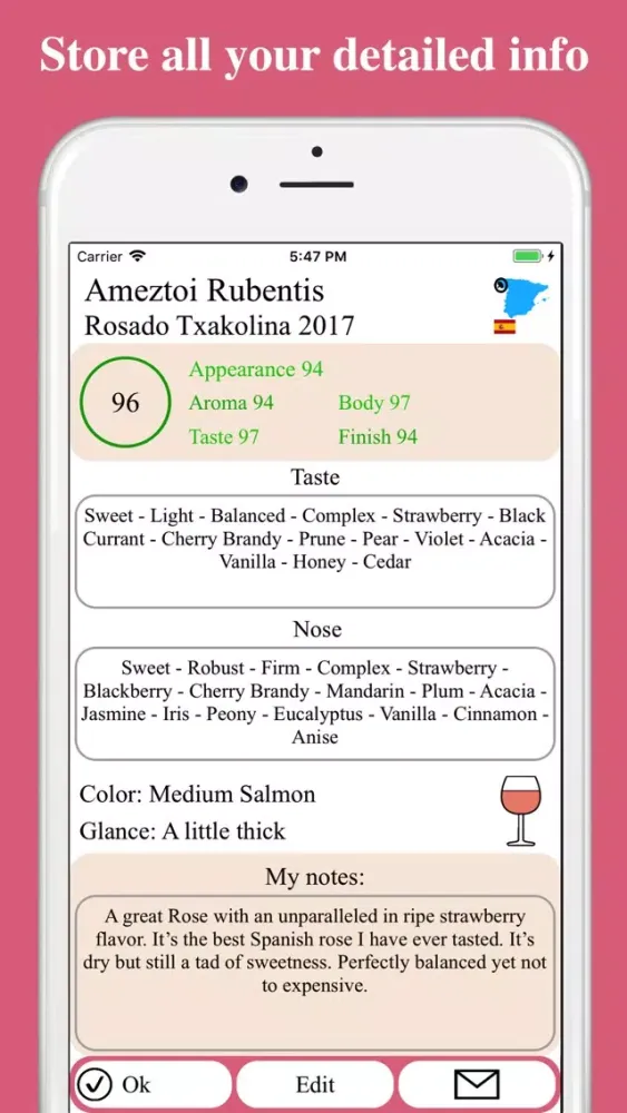 Rose Wine Rating স্ক্রিনশট