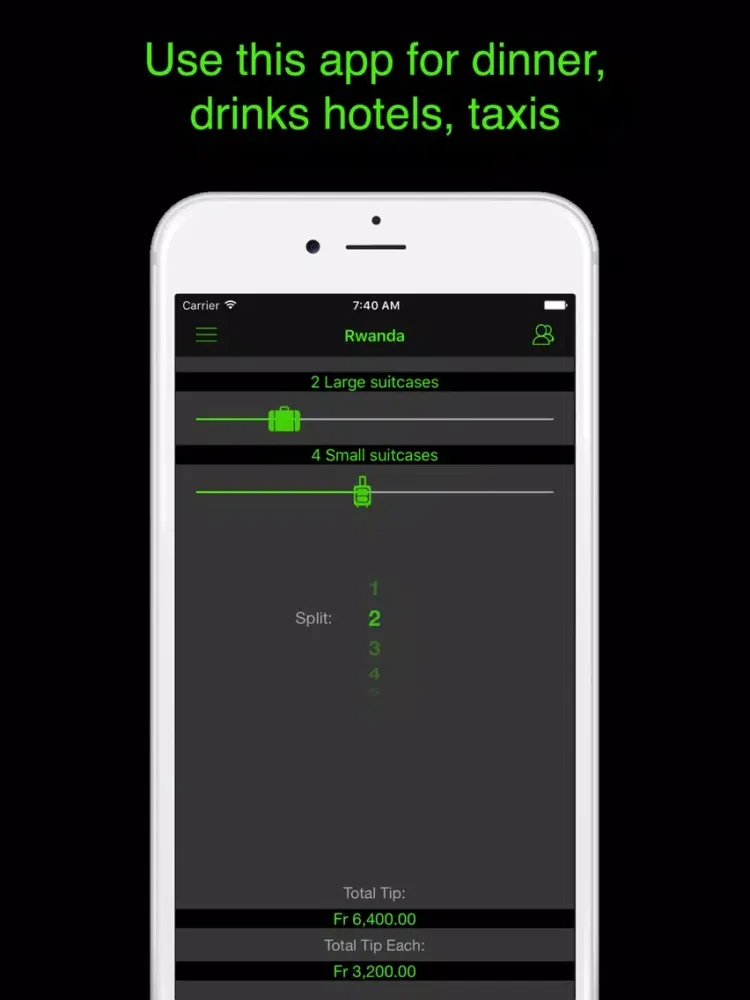 Screenshot di Africa Tip Calculator - for all African countries iPad 