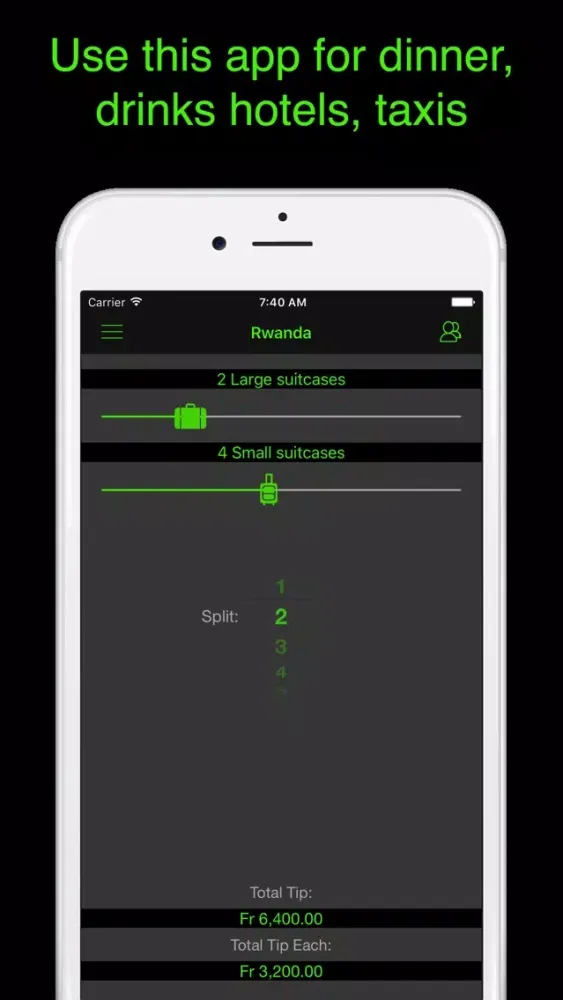 Screenshot di Africa Tip Calculator - for all African countries